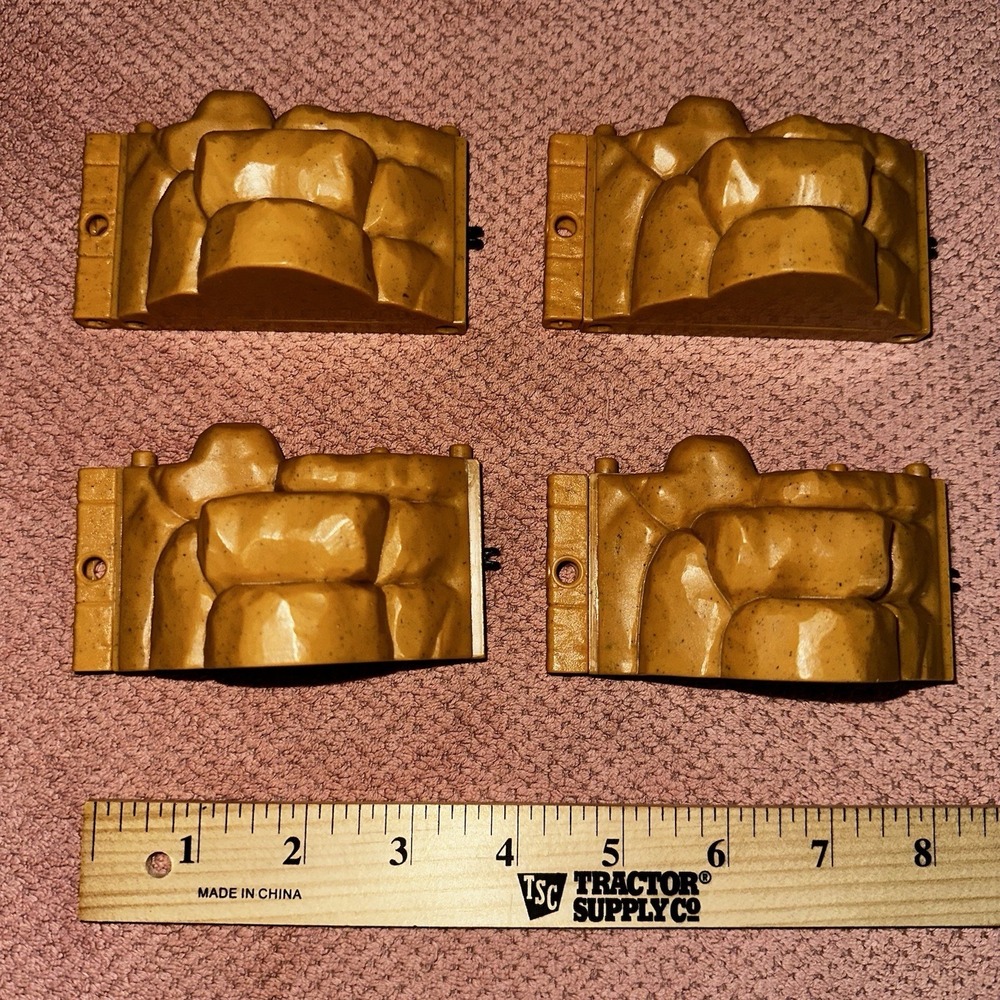 Lot of 4 Fisher Price Imaginext Playset Toy Replacement Part Castle Rock Base